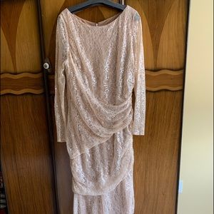 Carmen Mark Valvo Sequined gown